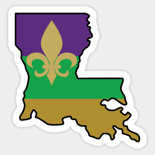 Louisiana State Vibes Sticker